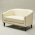 Logan Faux Leather Tufted Loveseat | Fabric Loveseat Couch | Kinwell Furniture | Modern Loveseats & Comfortable Loveseat Sofa Couches